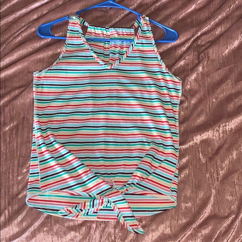 Tie front tank